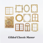 Gilded classic manor gold antique frame scrapbook ephemera