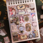victorian fairy sticker sheets floral and angel die cut stickers junk journal supplies