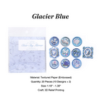 Blue sky and cloud theme wax seal stickers aesthetic stationery