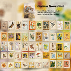 postmarks of time golden hour post full sheet chart 50 warm sunlight stamp designs
