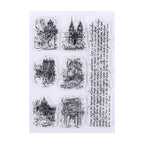Vintage Ephemera Clear Silicone Stamp Collection