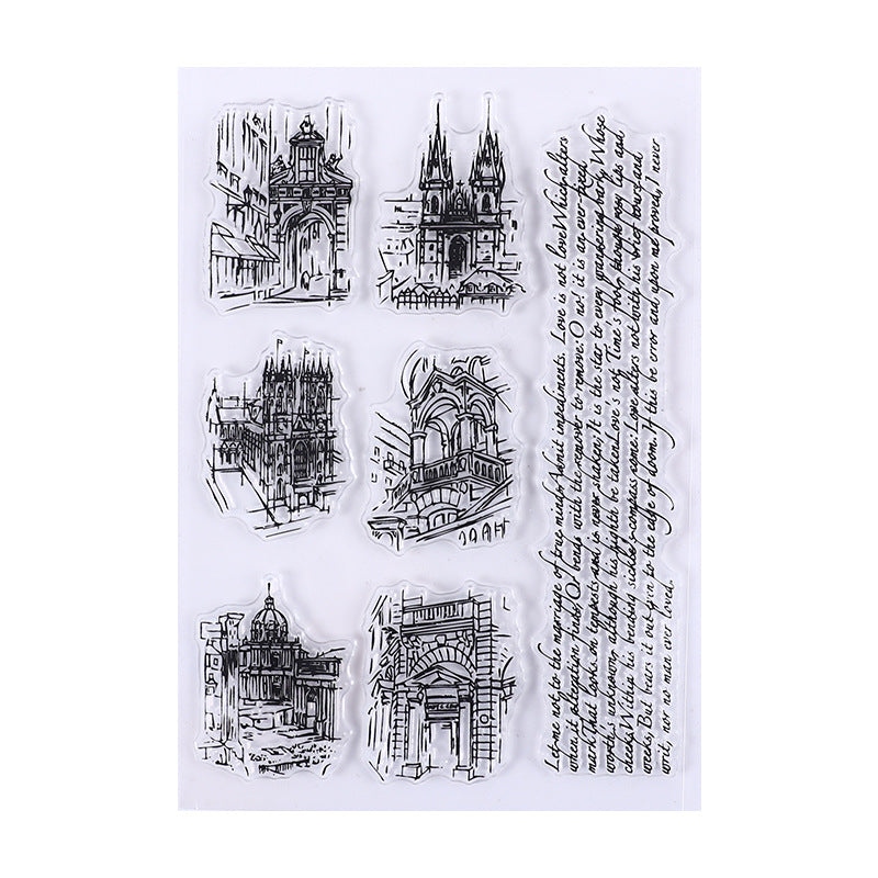 Vintage Ephemera Clear Silicone Stamp Collection