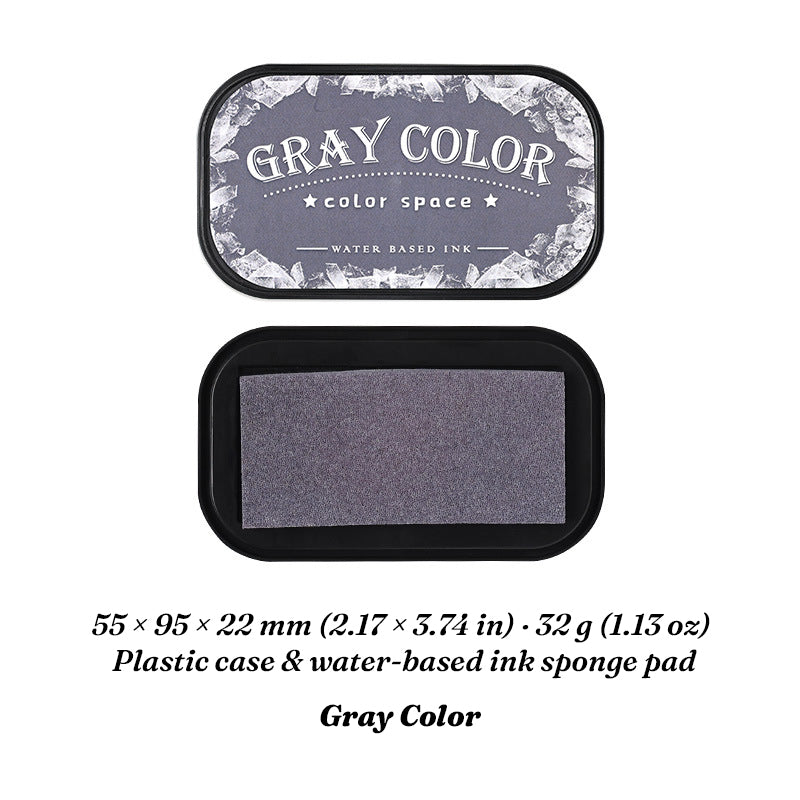 Gray Color water-based ink pad with open sponge surface