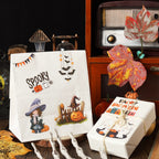 Halloween sticker sheets with packaging box and spider decorations