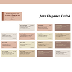 Jazz elegance vintage blush pink definition label sticker