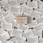 K-M volume - vintage dictionary mini journal library series