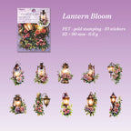  Lantern Bloom colorway — 10 warm lantern stickers
