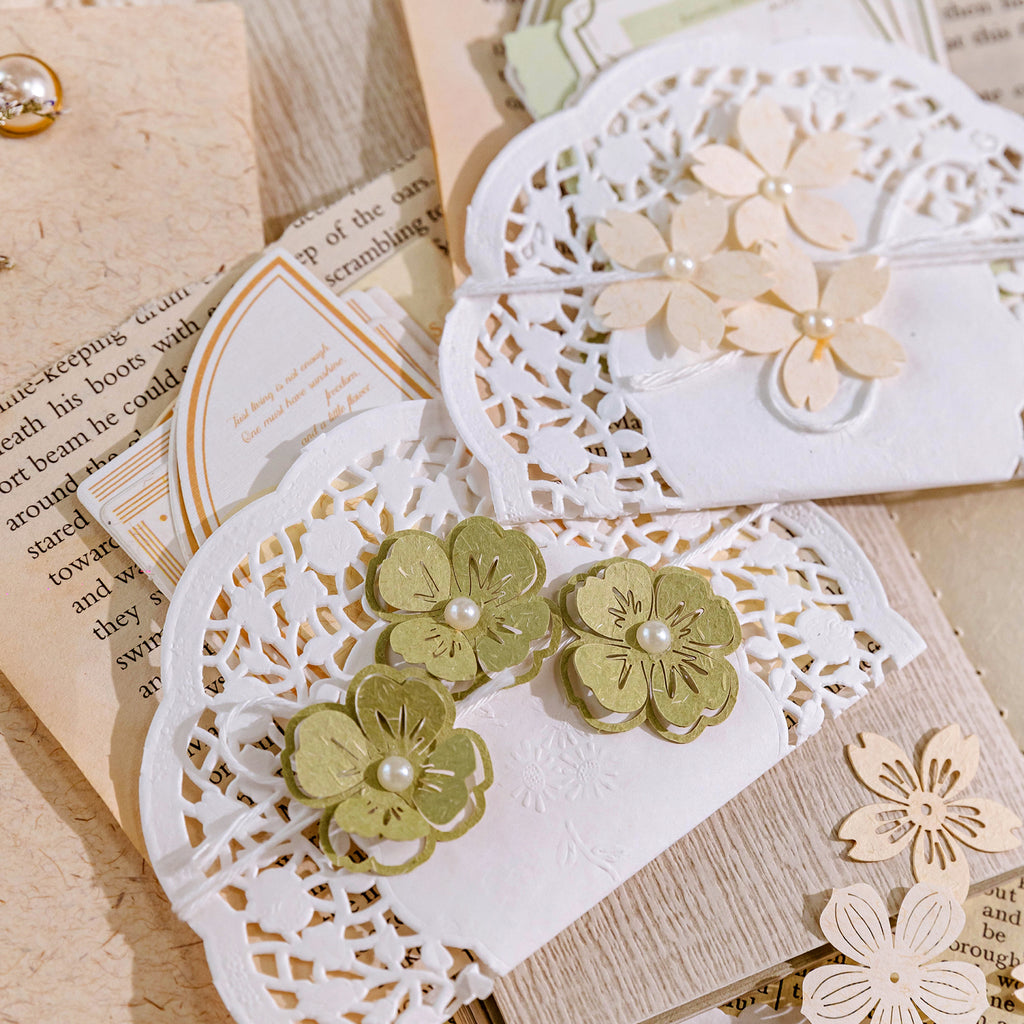 Premium laser-cut paper embellishments for scrapbooking and mixed media projects