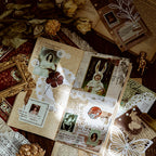 White lace paper variety pack - Alice in Wonderland themed craft designs