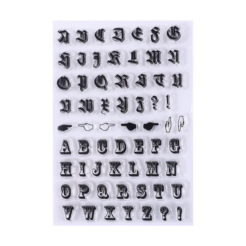 Vintage Ephemera Clear Silicone Stamp Collection