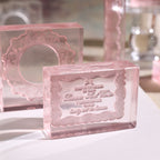 lace reverie letter sheet acrylic stamp full page lace border clear block