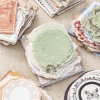 Premium letterpress ephemera collection - tactile embossed paper for scrapbooking and journaling