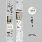 Light Branch Shadow pattern - vintage washi tape 36mm x 2m