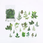 Listen to Green Leaves sticker - Nordic nature minimalist design