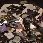 Literary aesthetic stickers display with vintage book and library motifs for scrapbooking
