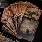 Dark Academia Paper Pad - Mystical Wizarding Theme Background Paper