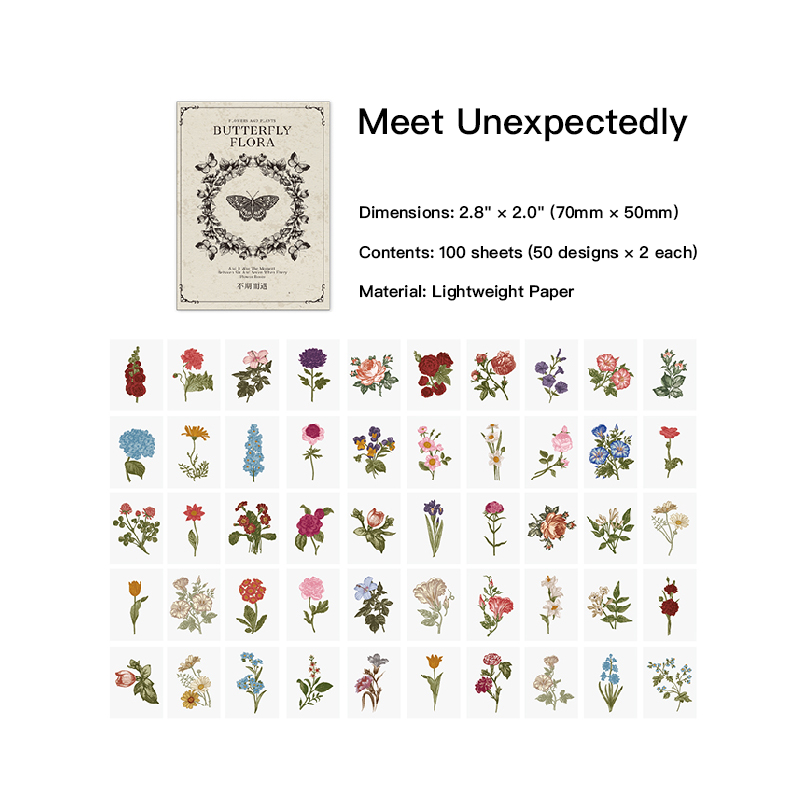 Rose Garden Series - Meet Unexpectedly Vintage Mini Paper Pad