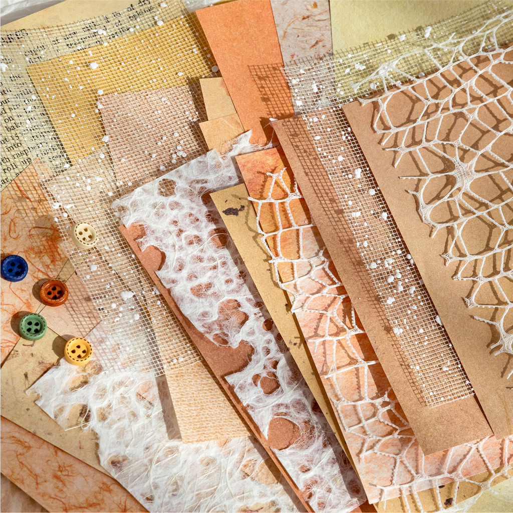 Laser-Cut Floral & Butterfly Paper Pack - Vintage Garden Collection