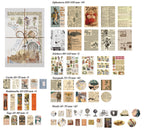 Modern Era theme — full layout of retro specimen pieces