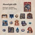 Moonlight Silk mood — 15 pieces of moonlit textile scenes
