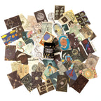 Moonlit Mystery theme — 100-piece grid of moonlit night papers