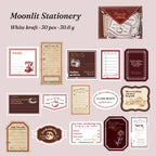Vintage Letter Sticker Pack — 30 Pcs