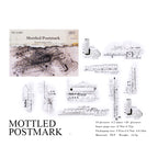 Mottled Postmark retro line art stickers - vintage postal theme
Pen Dust Letterhead 