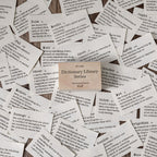 N-P volume - vintage dictionary mini journal library series
