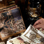 "Natural History Series paper pack - vintage botanical illustrations and nature designs"