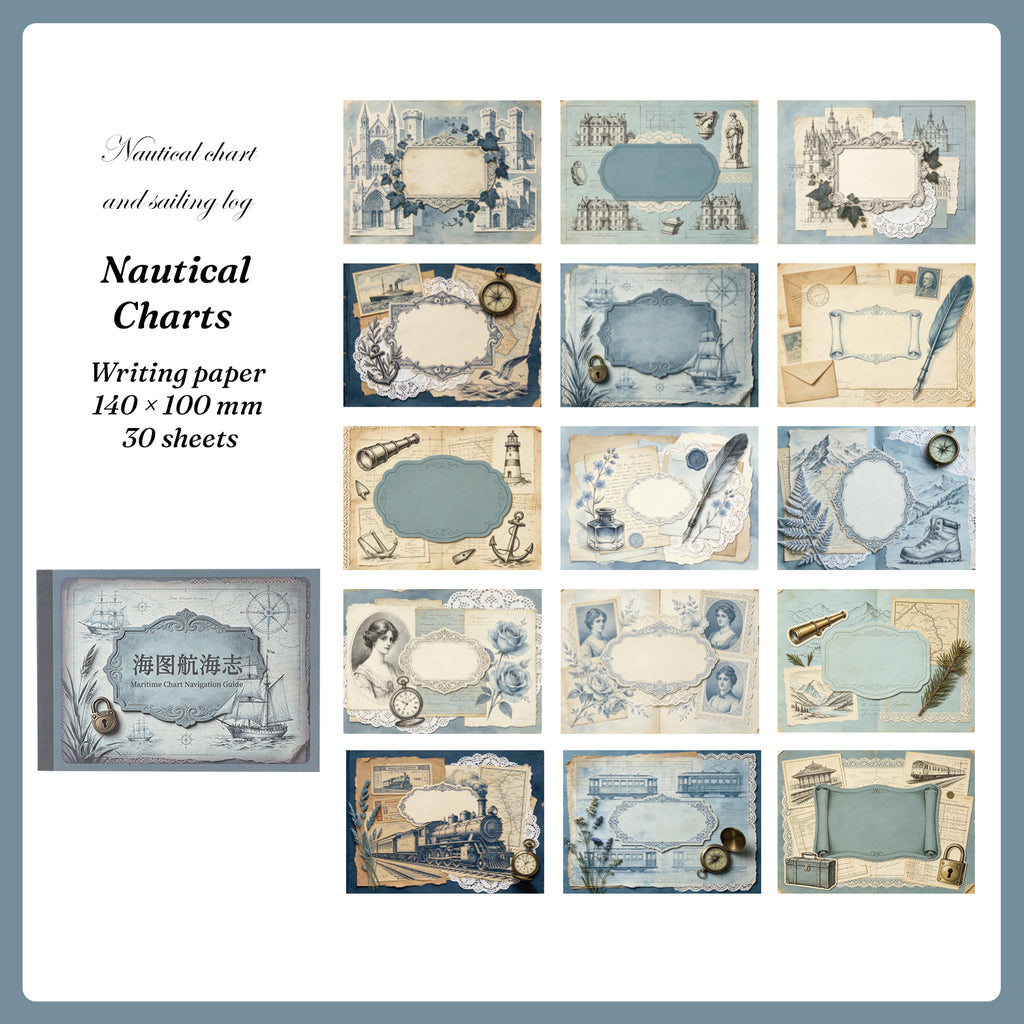  Nautical Charts — 15 sea map and navigation designs