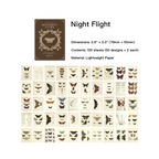Rose Garden Series - Night Flight Vintage Floral Paper Pad