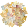 Nostalgic Type theme — 100-piece grid of vintage typography papers