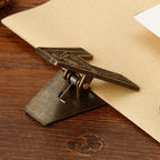 Vintage Initial Metal Clip | Heavy-Duty Junk Journal Page Holder