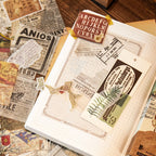 French vintage washi stickers - boxed gift set for scrapbooking