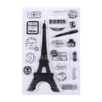 Vintage Ephemera Clear Silicone Stamp Collection