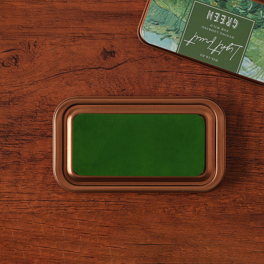 Vintage Iron Box Ink Pad - Waterproof Quick-Dry