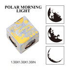 Polar Morning Light vintage wood stamp set - nature inspired design