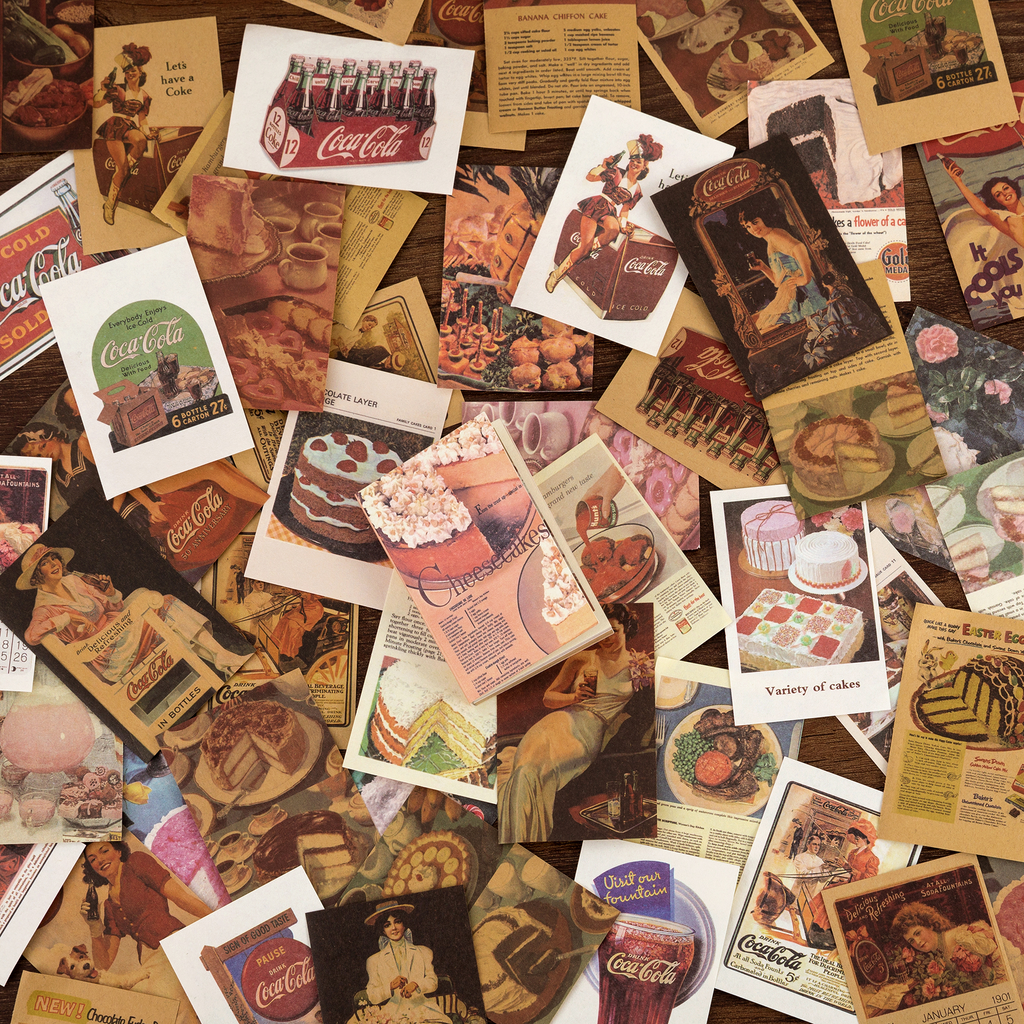 Poster Advertisement design - retro vintage advertising journal