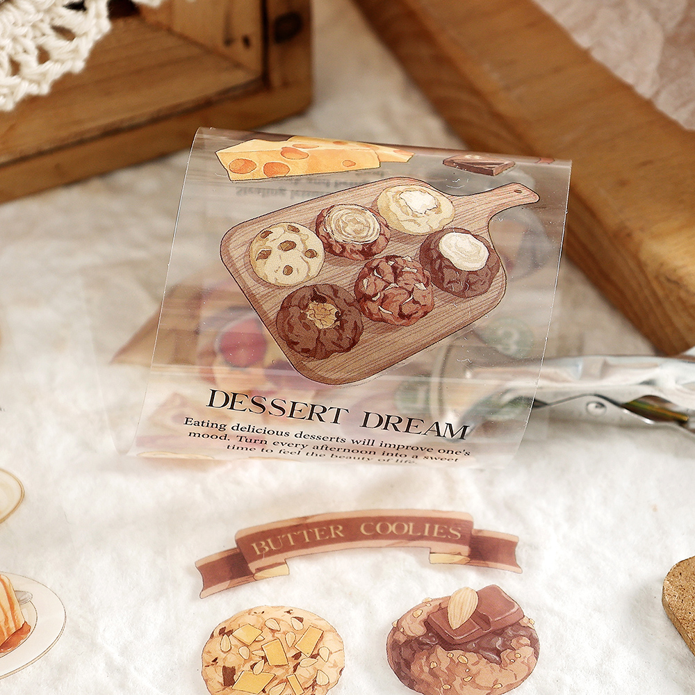 Food themed PET tape collection - kawaii bakery designs
