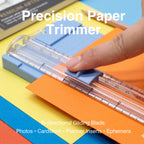 Mini paper trimmer precision pastel collection bi-directional gliding blade photos cardstock planner inserts