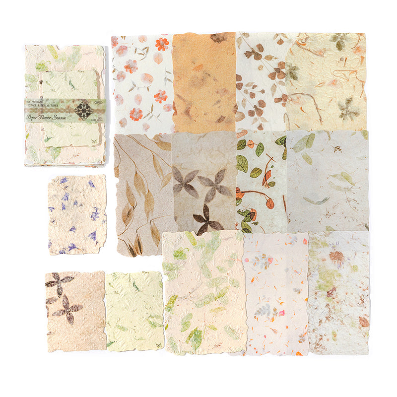 Pressed botanical florals aesthetic journal ephemera