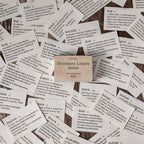 Q-S volume - vintage dictionary mini journal library series