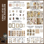 "Reminiscing of Old Times vintage paper - nostalgic natural history designs"
