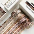 Vintage Washi Tape Set for Journaling