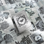 Vintage Rose Garden Paper Pad - Pocket Size Journal Decoration Paper