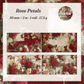 Rose Petals design — full 380mm pattern loop of roses and butterflies