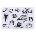 Vintage Ephemera Clear Silicone Stamp Collection