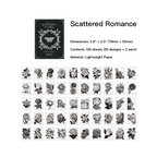 Rose Garden Series - Scattered Romance Vintage Mini Paper Pad
