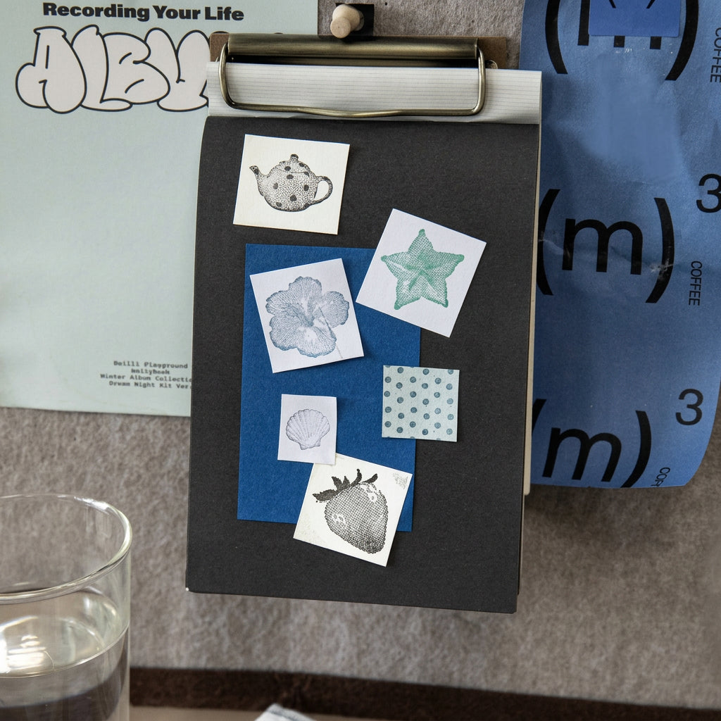 Fantasy Small Things Stamps Clipboard Scene