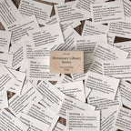 T-Z volume - vintage dictionary mini journal library series